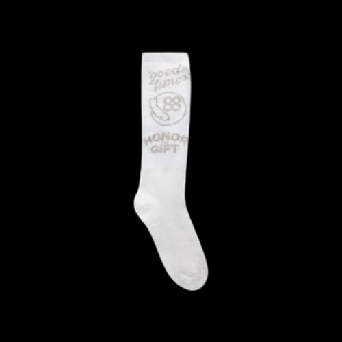 Honor The Gift Good Times Crew Socks 'Bone'