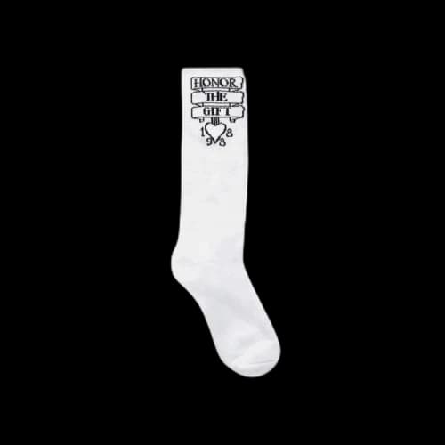 Honor The Gift Unity Sock 'White'