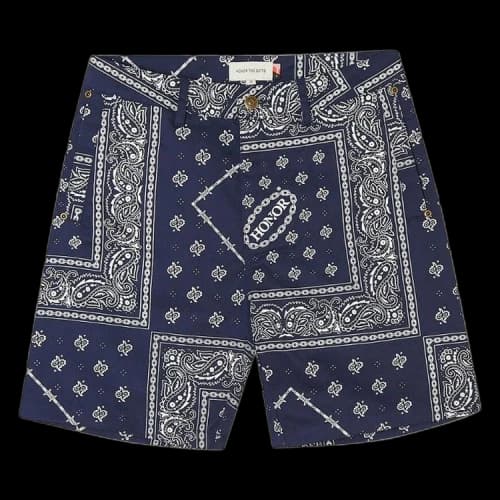 Honor The Gift Bandana Shorts 'Navy'