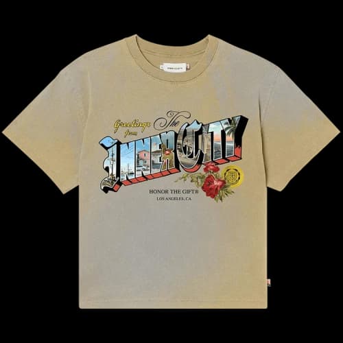 Honor The Gift Summer Greetings Tee 'Rust'