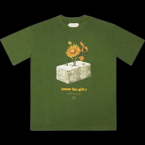 Honor The Gift Inner City Love T-Shirt 'Green'