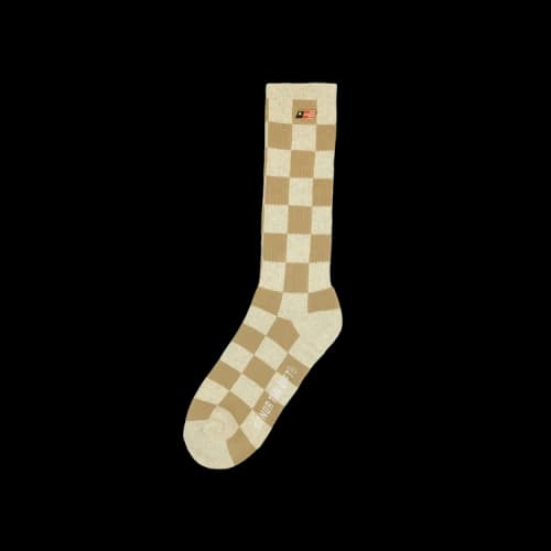 Honor The Gift Jacquard Check Socks 'Tan'