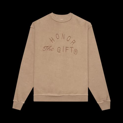 Honor The Gift HTG Weathered Crewneck 'Coyote'