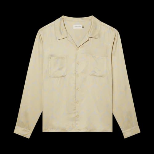 Honor The Gift Floral Long-Sleeve Button Up 'Cream'