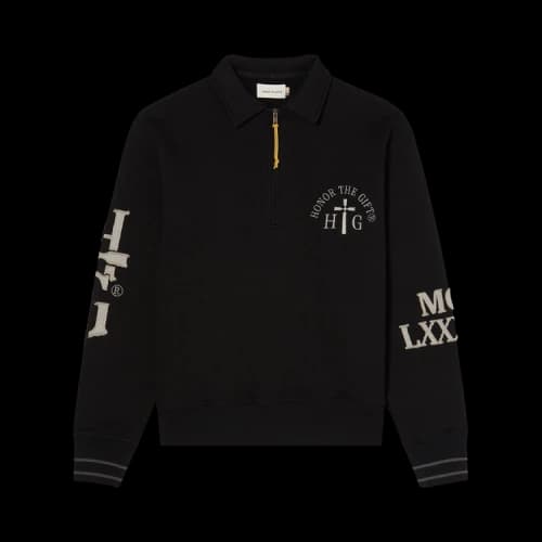 Honor The Gift Prep School Henley Sweater 'Black'
