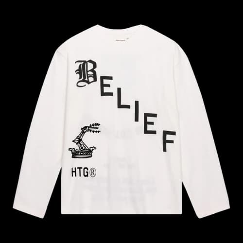 Honor The Gift Belief Long-Sleeve Tee 'White'