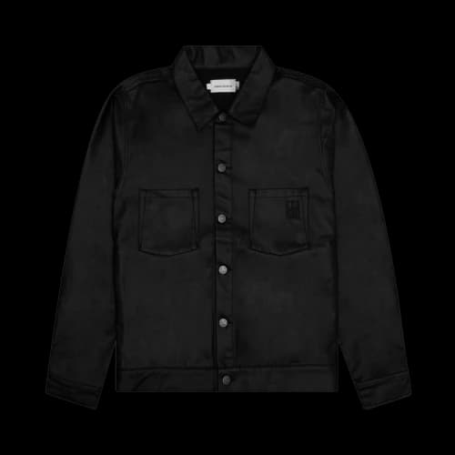 Honor The Gift Waxed Denim Trucker Jacket 'Black'