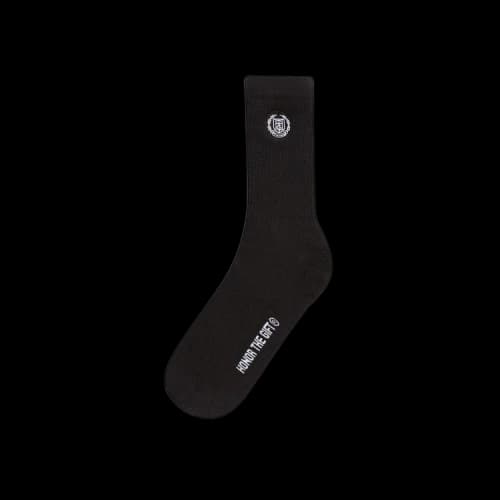 Honor The Gift Crest Rib Socks 'Black'