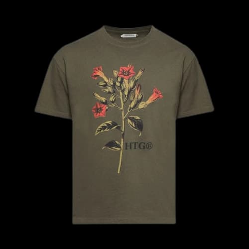 Honor The Gift Tobacco Flower Short-Sleeve Tee 'Olive'