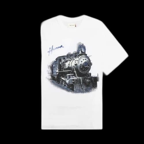 Honor The Gift Train Graphic Tee 'White'