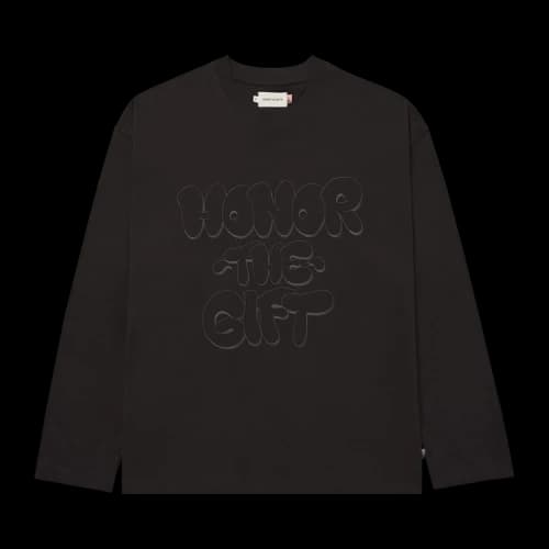 Honor The Gift Amp'd Up Long-Sleeve Tee 'Black'