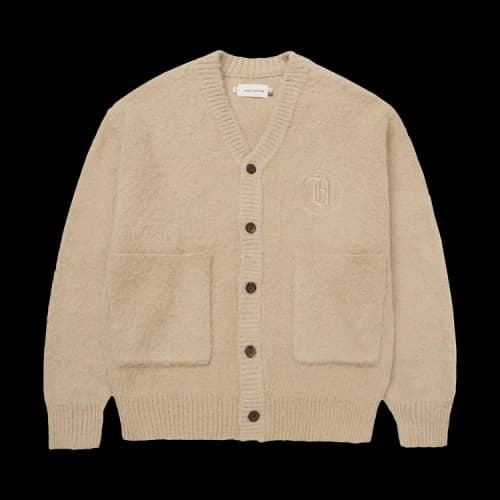 Honor The Gift Stamped Patch Cardigan 'Tan'