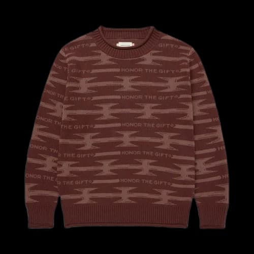 Honor The Gift Wire Knit Sweater 'Brown'