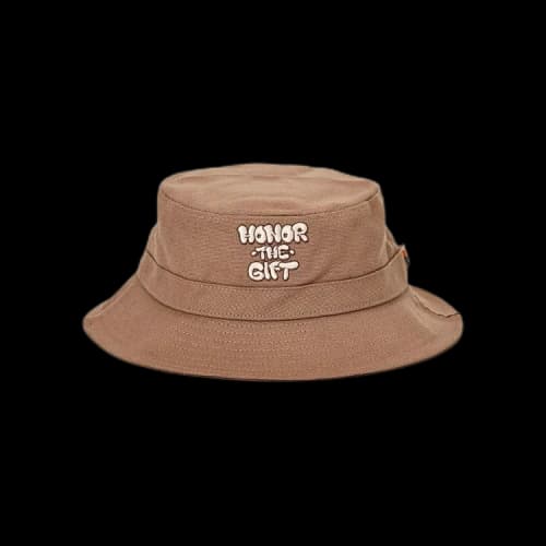 Honor The Gift Script Bucket Hat 'Brown'