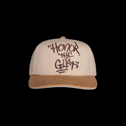 Honor The Gift Script Hat 'Cream'