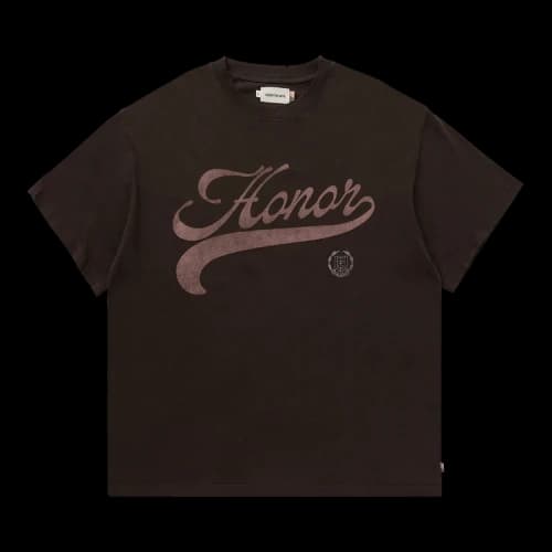 Honor The Gift Holiday Script Tee 'Black'