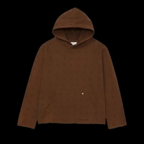 Honor The Gift Raw Edge Hoodie 'Brown'