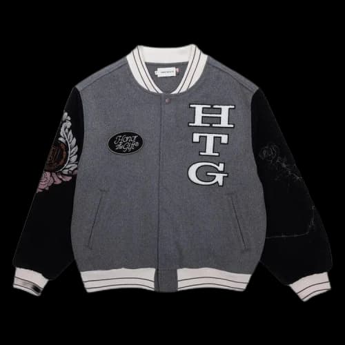 Honor The Gift Letterman Jacket 'Grey'