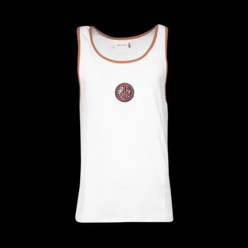 Honor The Gift Binded Rib Tank 'Bone'
