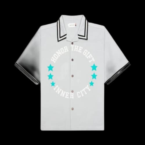 Honor The Gift Tradition Short-Sleeve Snap Up Shirt 'Stone'