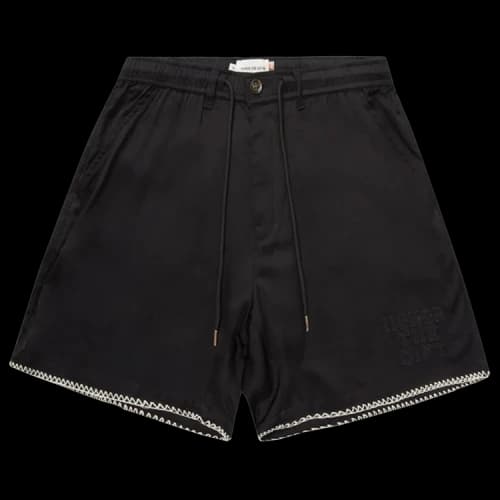 Honor The Gift Blanket Stitch Shorts 'Black'
