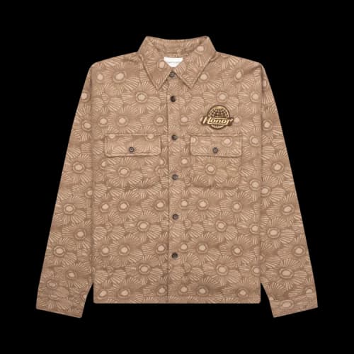 Honor The Gift Floral Cover Shirt 'Tan'
