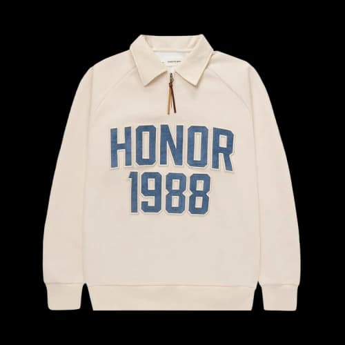 Honor The Gift 1988 Quarter Zip Sweater 'Cream'