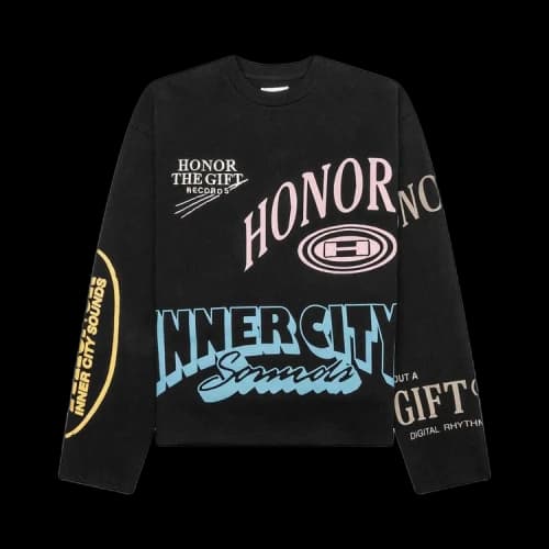 Honor The Gift Studio Crewneck 2.0 'Black'