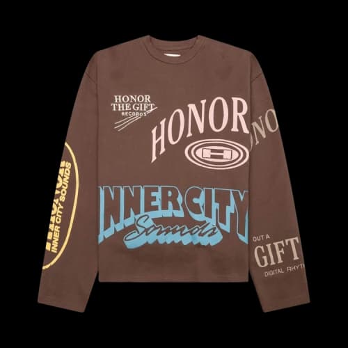 Honor The Gift Studio Crewneck 2.0 'Brown'