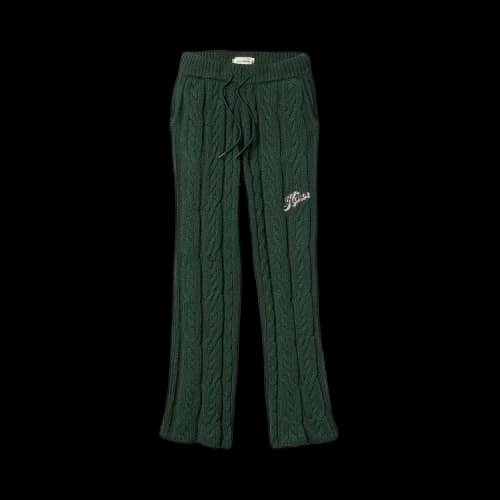 Honor The Gift Cable Knit Pant 'Green'
