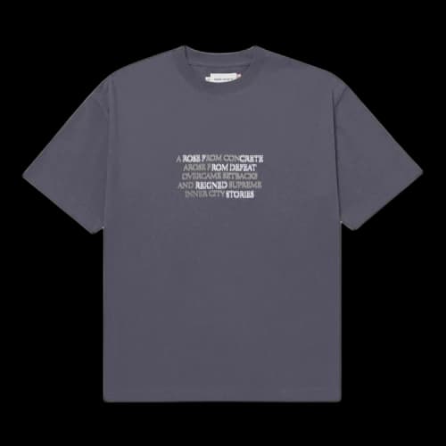 Honor The Gift Rose From Concrete Tee 'Grey'