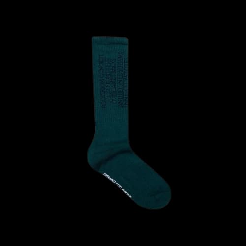 Honor The Gift Concrete Rose Ribbed Sock 'Green'