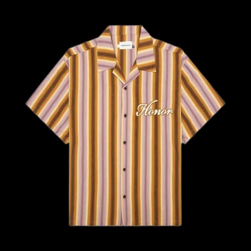 Honor The Gift Auto Shop Camp Shirt 'Brown'