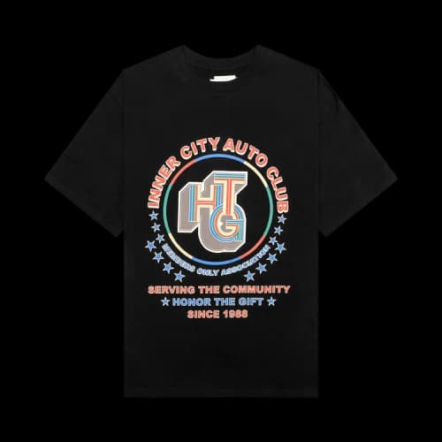 Honor The Gift Auto Association Tee 'Black'