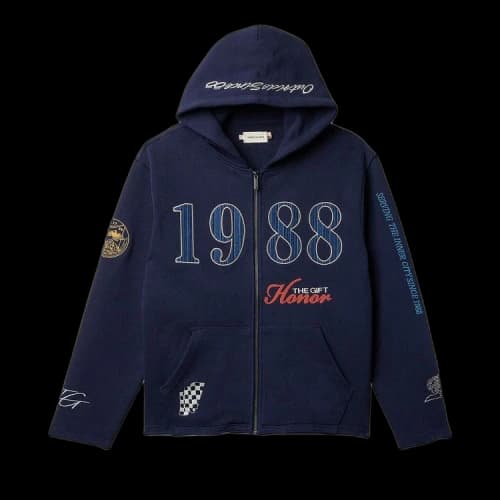 Honor The Gift 1988 Full Zip Hoodie 'Navy'