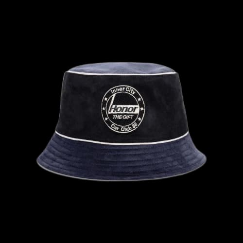 Honor The Gift Faux Suede Bomber Bucket Hat 'Navy'