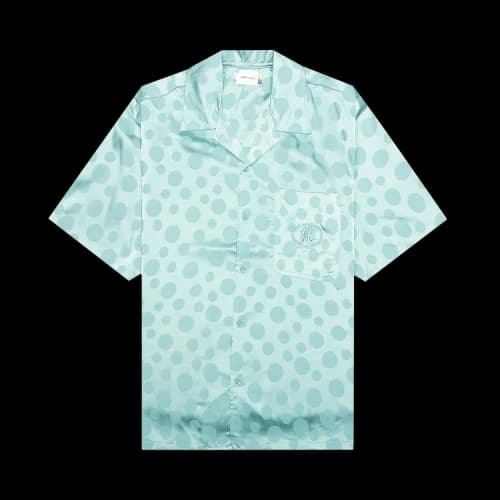 Honor The Gift Polka Dot Camp Shirt 'Green'