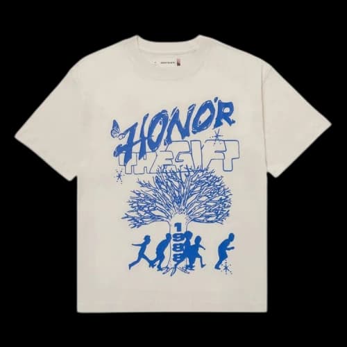 Honor The Gift Family Tree T-Shirt 'Bone'