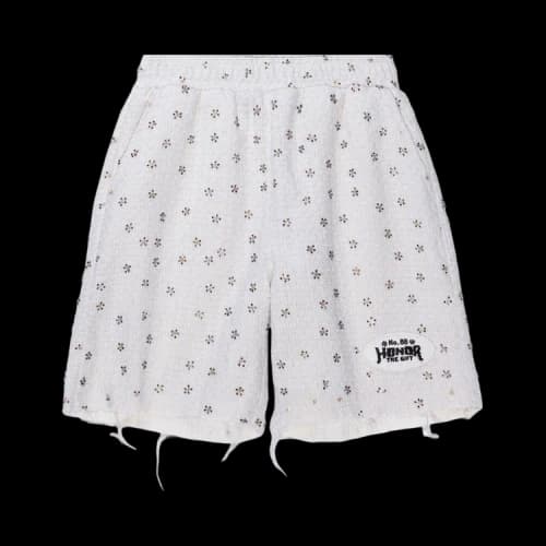 Honor The Gift Beaded Shorts 'White'