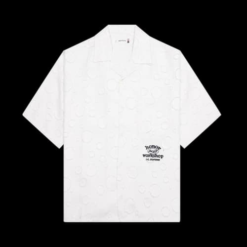 Honor The Gift Polka Dot Camp Shirt 'White'