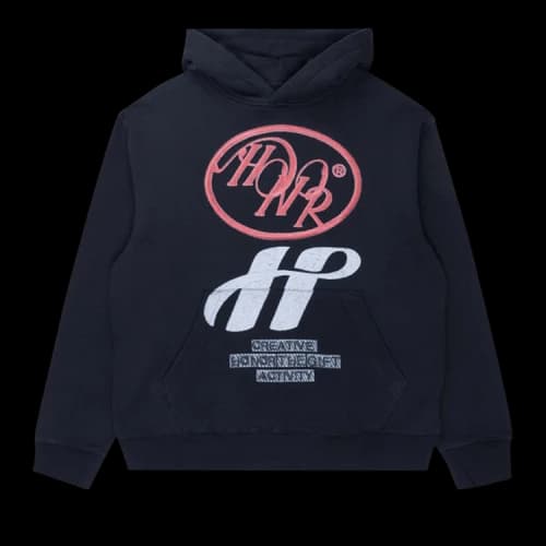 Honor The Gift Pop Art Hoodie 'Black'