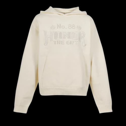 Honor The Gift Art Knit Hoodie 'Bone'
