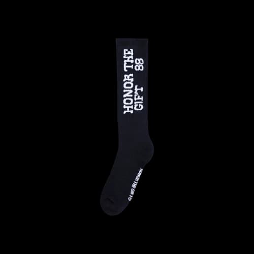 Honor The Gift For Sale Ribbed Sock 'Black'
