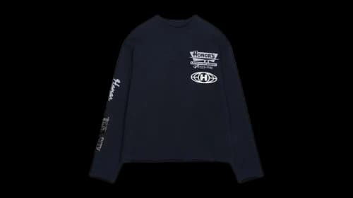 Honor The Gift Mixed Logo Crewneck Sweatshirt Black