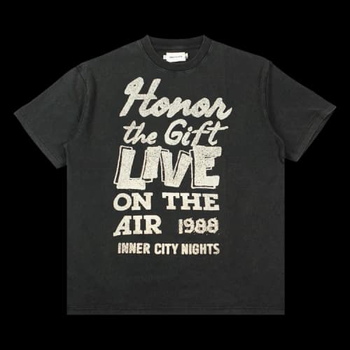 Honor The Gift Live On The Air T-Shirt 'Black'