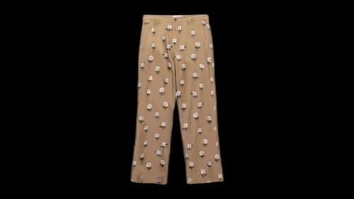 Honor The Gift Flowers Beaded Pant Taupe