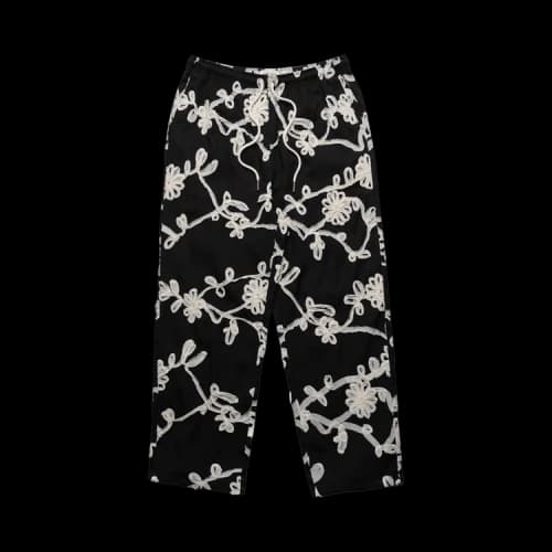 Honor The Gift Floral Ribbon Ankle Pant 'Black'