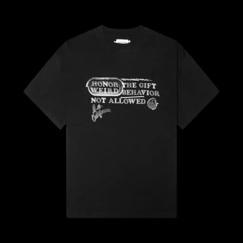 Honor The Gift Weird Behavior Short-Sleeve Tee 'Black'
