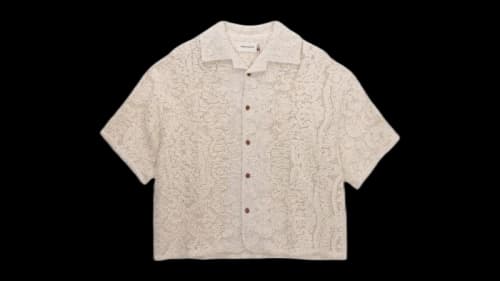 Honor The Gift Mind Maze Camp Shirt Natural
