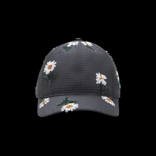 Honor The Gift Beaded Flower Hat 'Black'